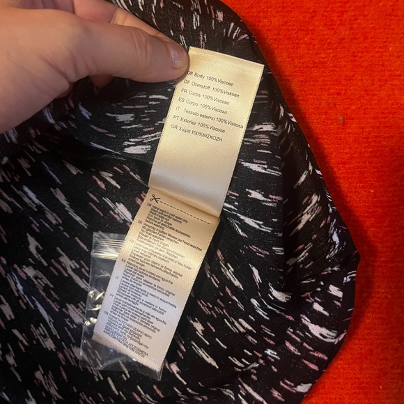 Scotch & Soda In Bloom ruffled edging crossover long sleeve dress NWT - Picture 10 of 15